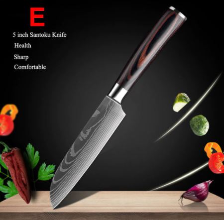 Professionelles Messer-Set aus hochwertigem Damaskus-Stahl / 10 Teile